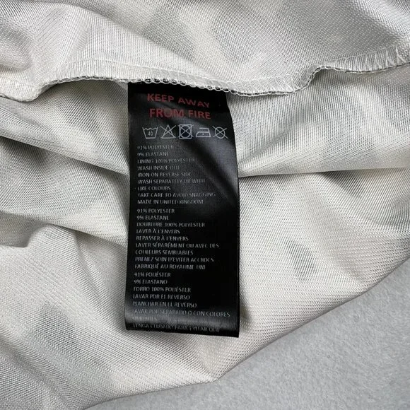 Urban Outfitters Cream and Brown Cow Print Fitted Mini Dress Size S - Picture 5 of 5